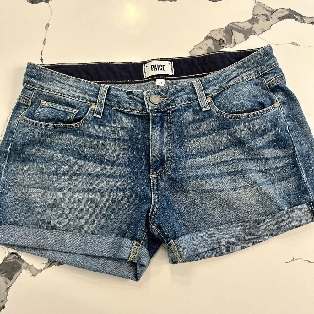 Paige Women's Blue Denim Shorts
